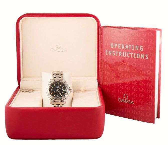 Omega Seamaster Omegamatic 196.1536, 37mm, Black Dial, Stainless Steel Men’s Watch