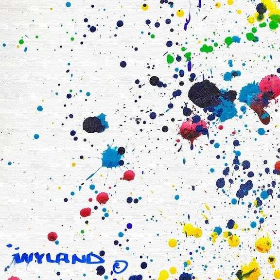 Untitled Abstract by Wyland