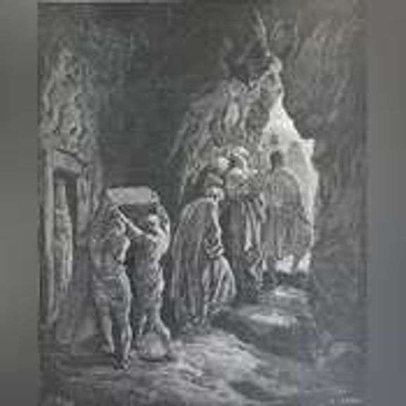 Gustave Dore, The Burial of Sarah Gustav Dore The Burial of Sarah