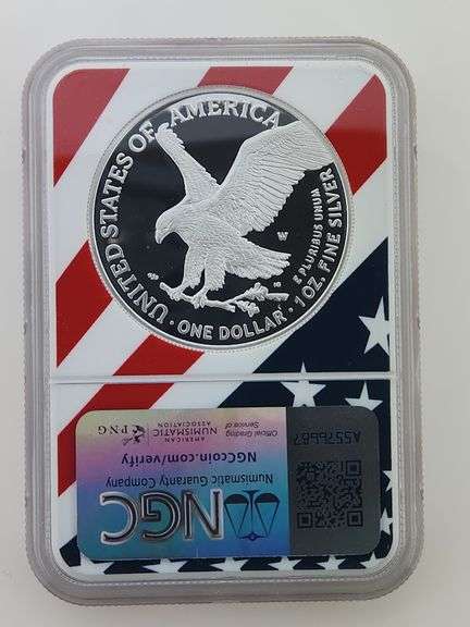 2025 W Proof Silver Eagle - Donald J. Trump, NGC PR70 Ultra Cameo