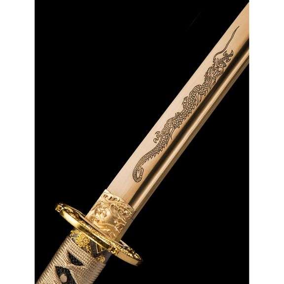 Japanese Katana Sword Full Tang with Saya