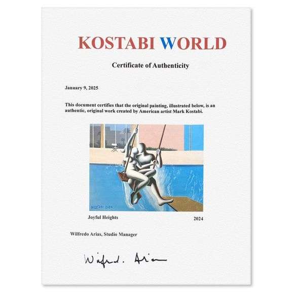 Joyful Heights by Kostabi