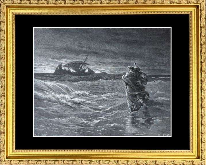 From 'The Bible Gallery', Antique Gustave Dore Circa 1880