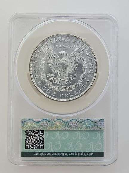1885 Morgan Silver Dollar, CAC MS62