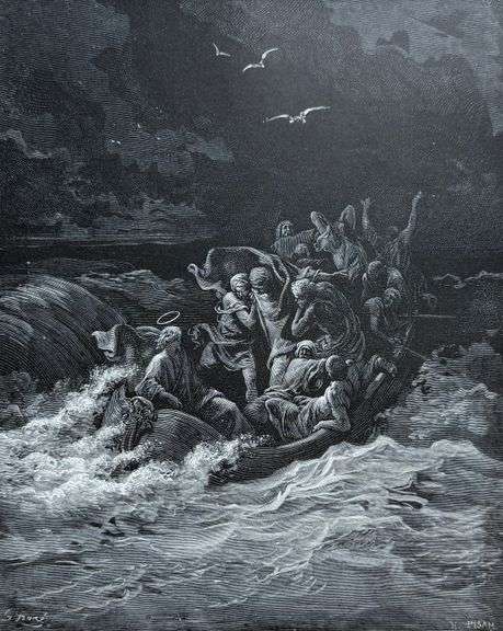 From 'The Bible Gallery', Antique Gustave Dore Circa 1880