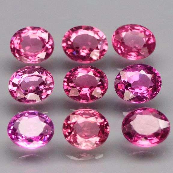 Natural 5.55ct pinkish violet Rhodolite Garnet set