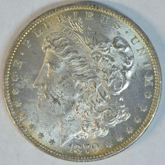 Fresh BU 1879-O Morgan Silver Dollar. Scarce Date