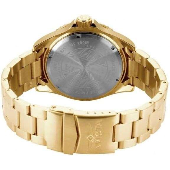 18k Invicta Pro Diver Men's Watch Diamond Accents