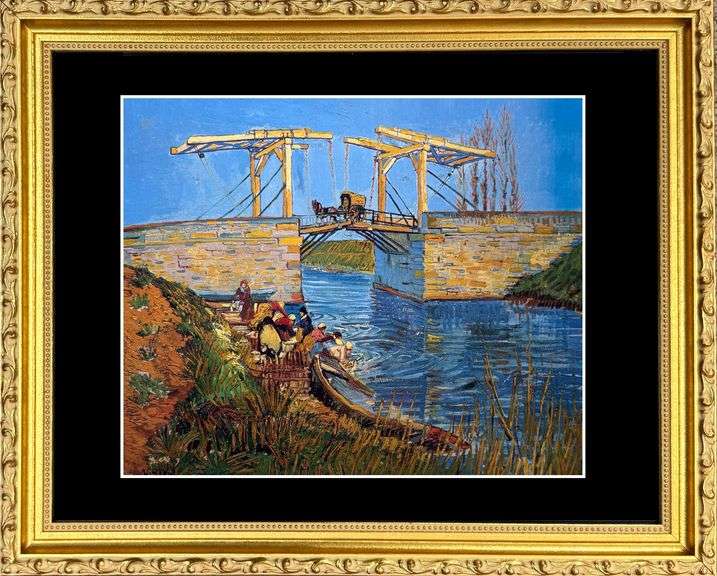 Collectible Vincent Van Gogh, Drawbridge Near Arles, 1888