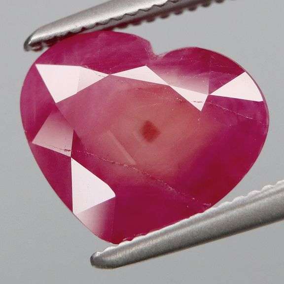 Real 3.21ct Burmese Ruby -And it's heart cut!!!