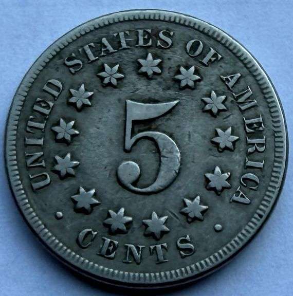 1868 Shield Nickel