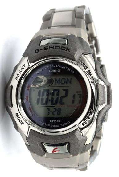 Casio Men's G shock stainless steel tough solar automatic digital watch