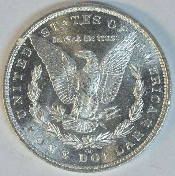 Real flashy Prooflike Choice BU 1882-CC Morgan Silver Dollar