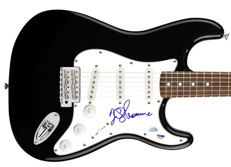 Jack Osbourne Autographed Signed Guitar Ozzy Osbourne Son ACOA