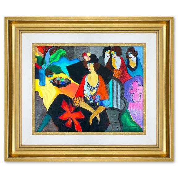 Gossip by Tarkay (1935-2012)
