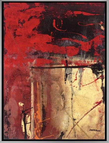 Sophisticated abstract art on canvas by Joarez JOAREZ VICTORY 3