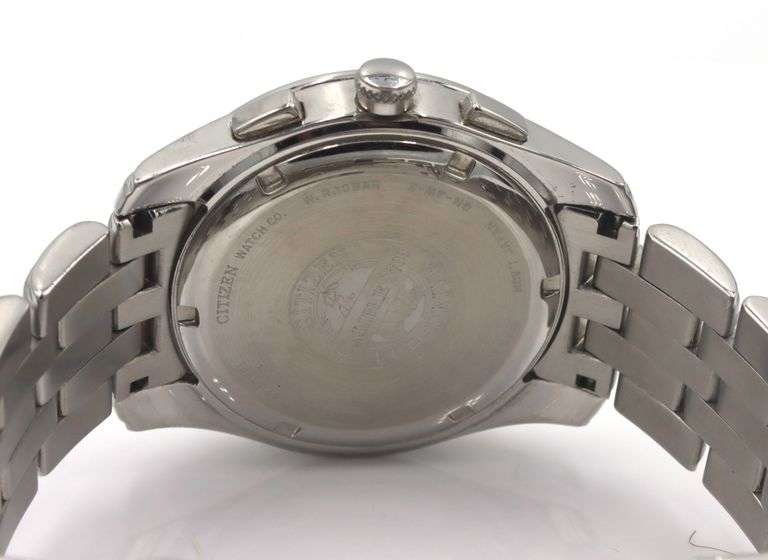 Citizen GN-4W-S blue dial stainless steel watch