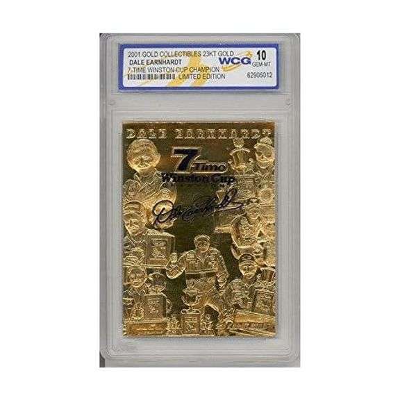 Dale Earnhardt 2001 23KT Gold Card Graded MINT 10