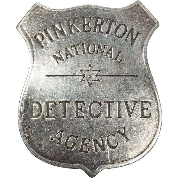 Pinkerton National Detective Agency Badge
