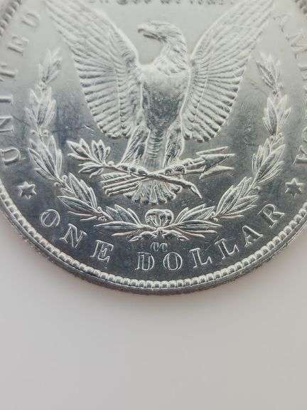 1882 CC Morgan Silver Dollar, Cleaned
