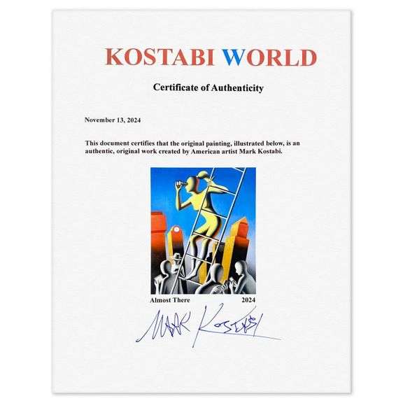 Almost There by Kostabi