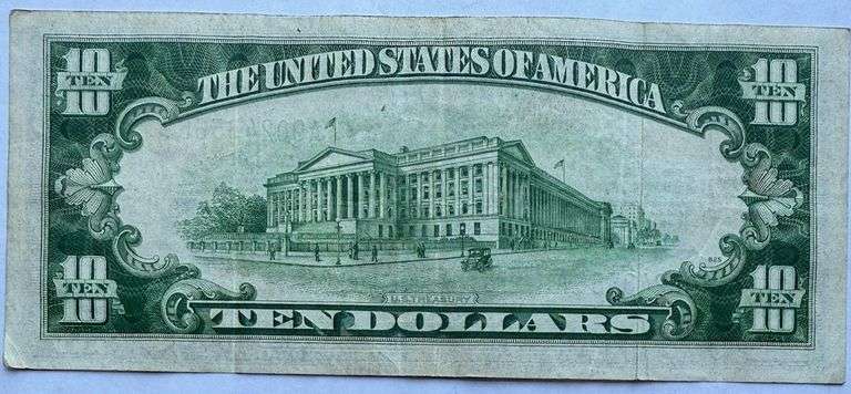 $10 1934A Series Silver Certificate