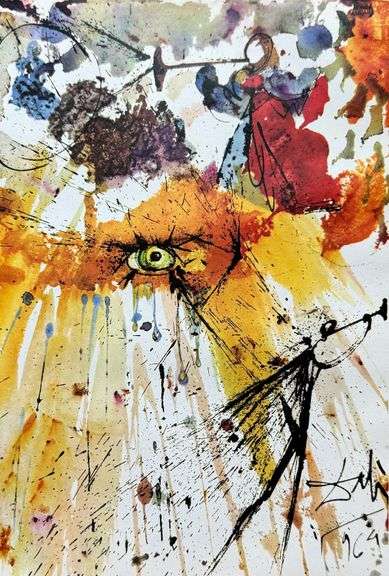 Vintage Salvador Dali From 'Jerusalem Bible'