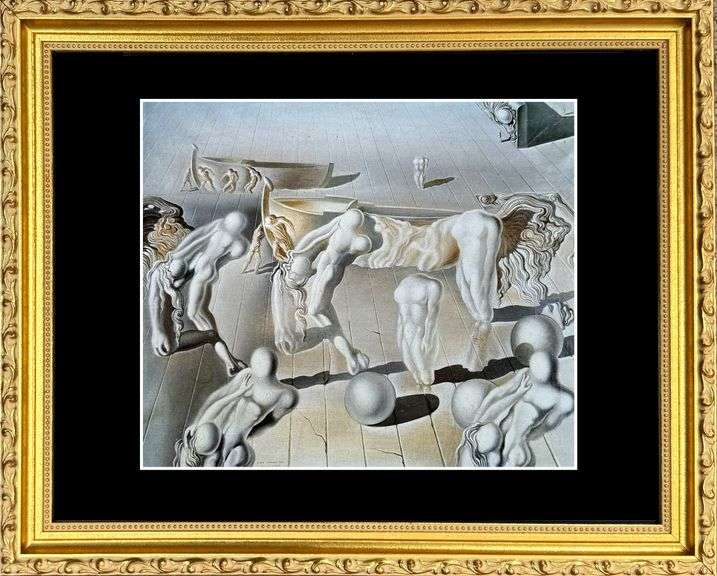 Spectacular Salvador Dali, Invisible Sleeping Woman, Horse, Lion