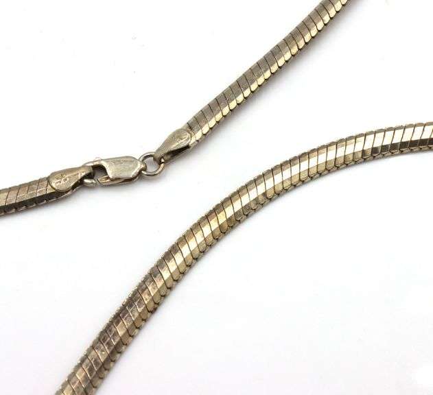 Group lot of 3 Vintage 925 sterling silver necklaces