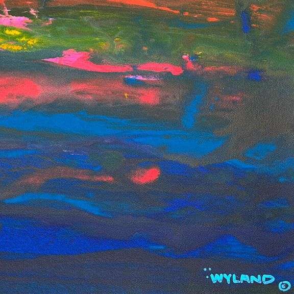 Untitled Abstract by Wyland