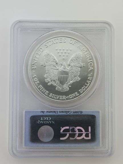 2005 American Silver Eagle, PCGS MS69