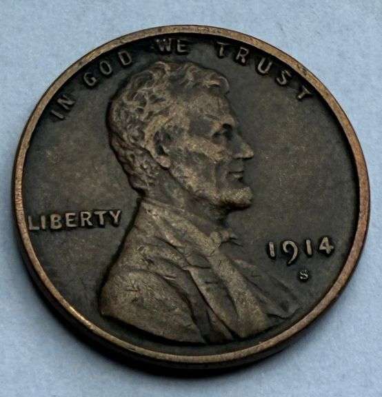 Sharp Near Unc 1914 S Lincoln Cent