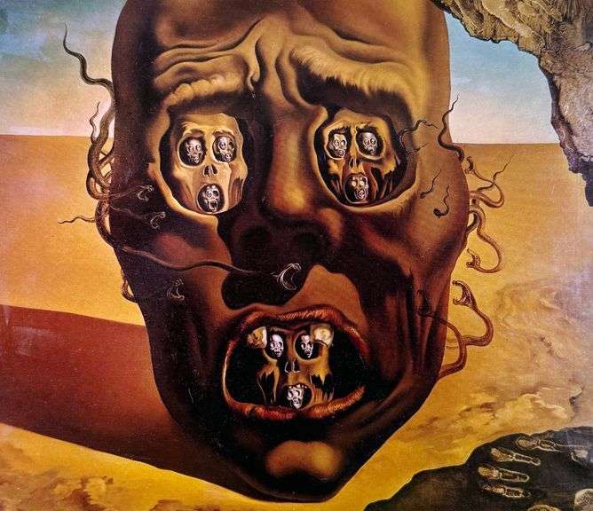 Rare Salvador Dali, The Visage of War
