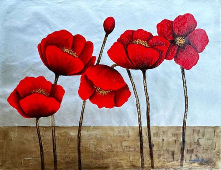 BEAUTIFUL AND UNIQUE  PAINTING ON CANVAS