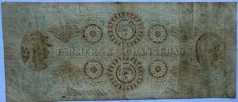 $5 Farmers and Exchange Bank Charleston SC Note