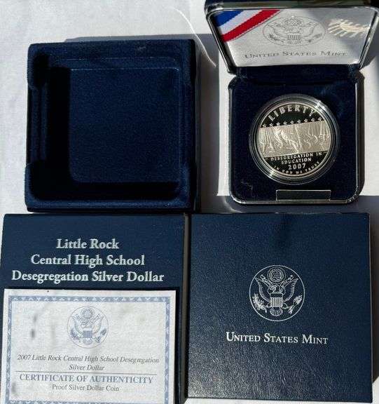 Little Rock Desgreation Comm $1 Proof Silver