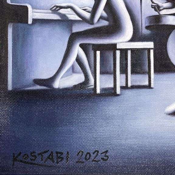 Deep in the Night by Kostabi