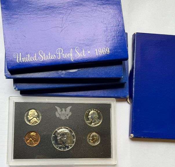 1968-1972  Blue Box US Proof Sets