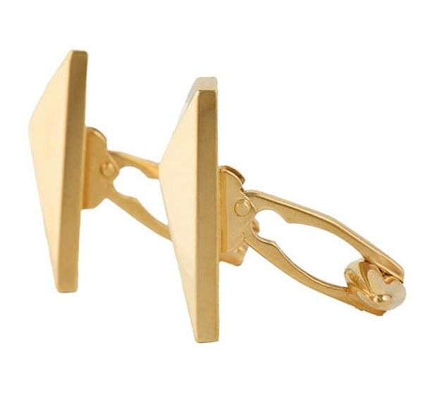Versace Polished Geometric Cufflinks in 18K