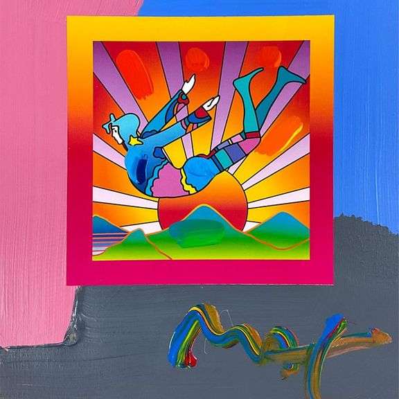 Cosmic Flyer by Peter Max