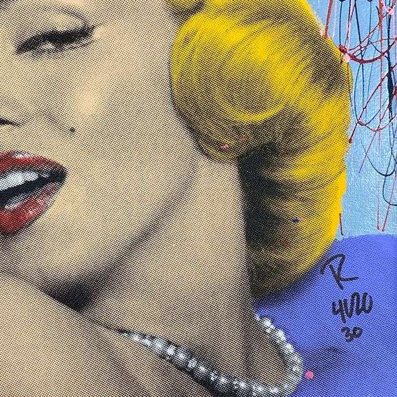 Marilyn with Pearls by Funes