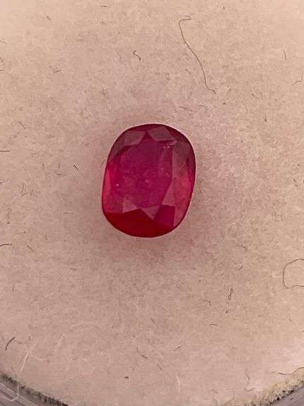 CERTIFIED NATURAL RED RUBY 0.65 CARAT