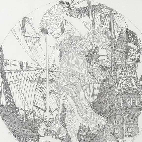 Preliminary Sketch for Aquarius by Azoulay