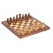 Ambassador Wooden Chess Set Handcrafted European Chessmen