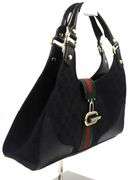 Gucci Canvas & Leather Shoulder Bag