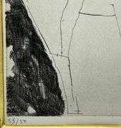 Rare Marino Marini Signed Etching Edition of 50, 1969