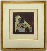 Exclusive Georges Braque Signed Etching and Aquatint Framed, c.1950