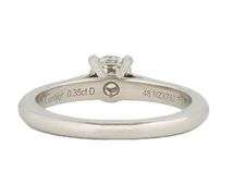 Cartier Round Diamond Solitaire Engagement Ring in Platinum