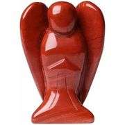 Hand-Carved Red Jasper Crystal Angel