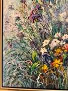 Beautiful Impressionist Garden Painting